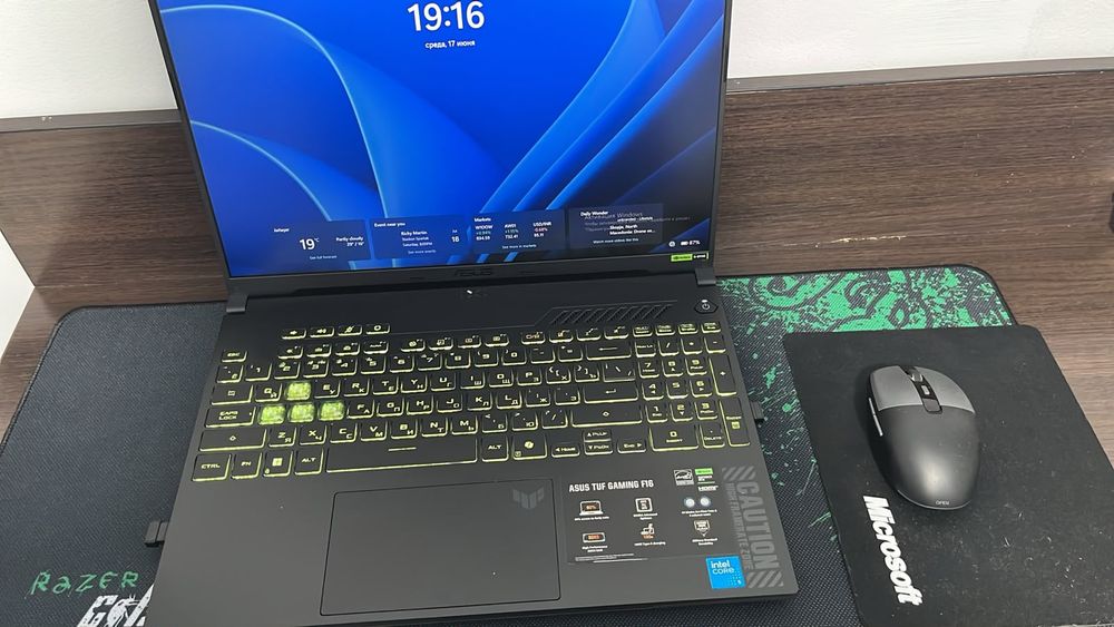 Ноутбук Asus tuf gaming f16
