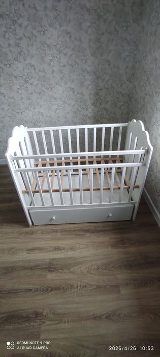 Детская кровать белая