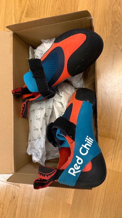 Espadrile escalada copii Red Chili Puzzle B Ware - Neon Coral, 32