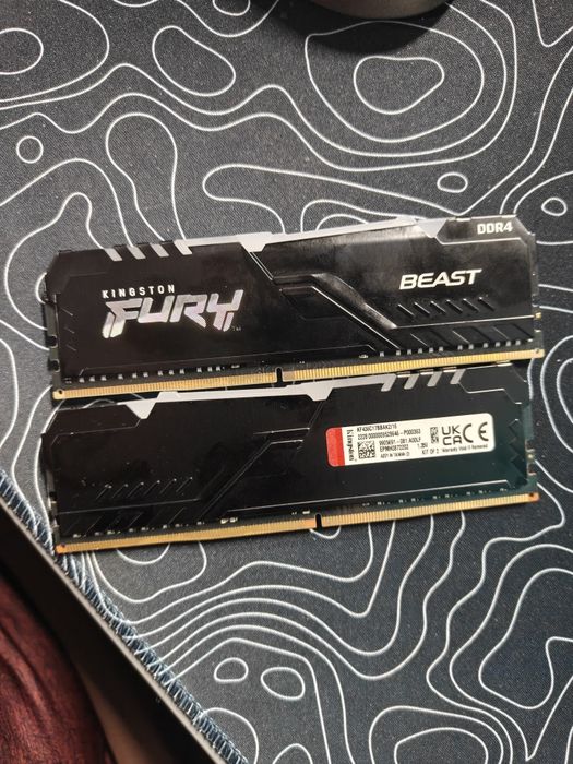 Ddr4 16 2x8 3600mhz Kingston Fury
