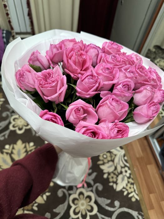 Цветы свежие 25 штук