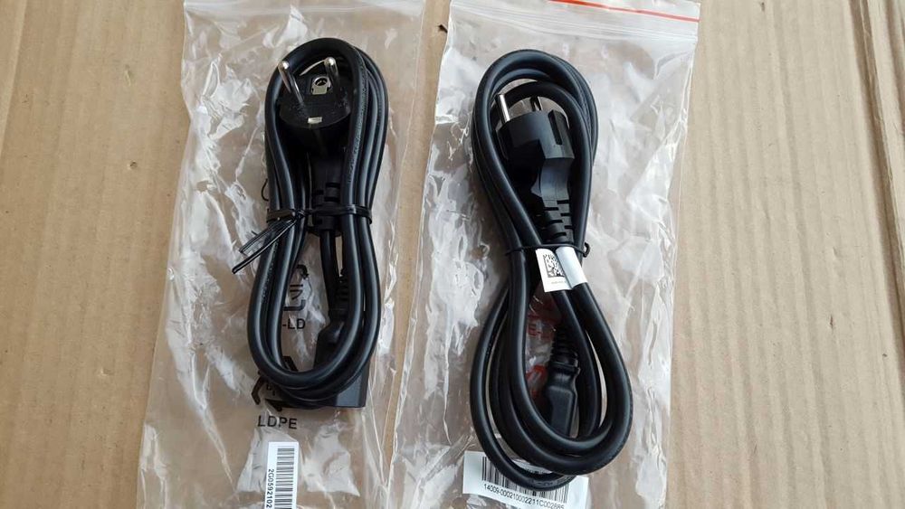 Set 10/20 cabluri alimentare Schuko IEC C13 230V 3 pini - NOU