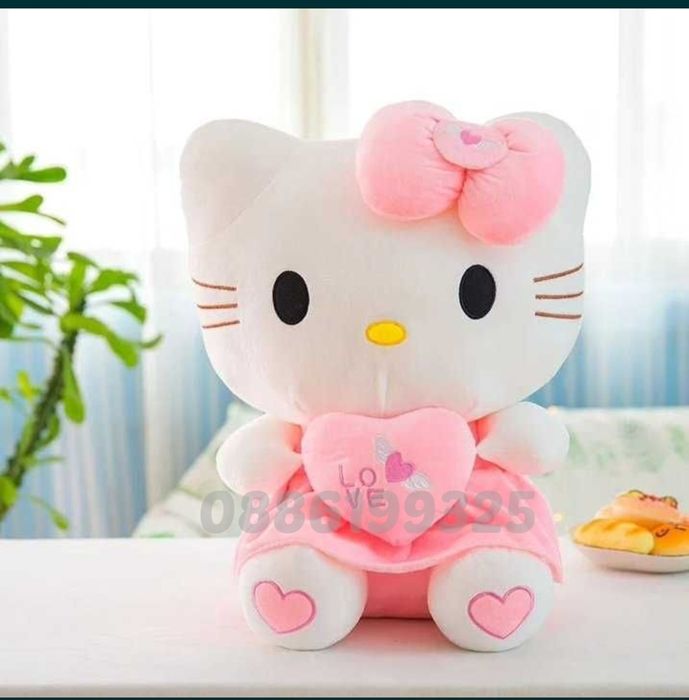 Голяма плюшена играчка Hello Kitty, 105см