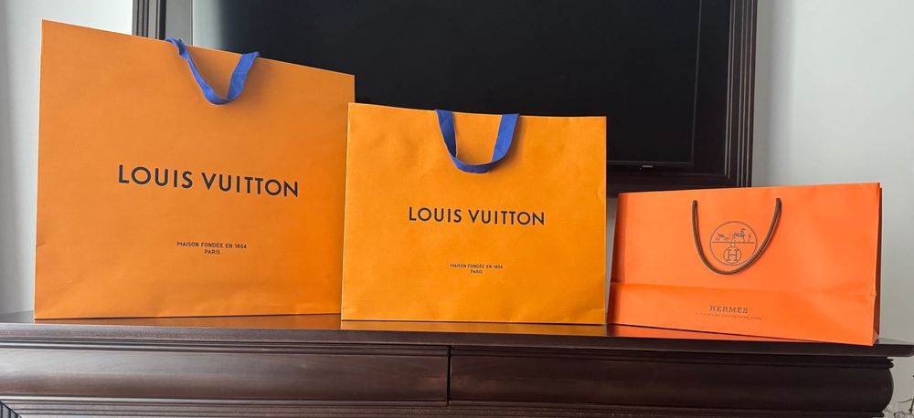 Punga Louis Vuitton Hermes Plasa Impachetare Originale