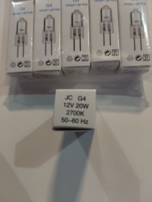 халогенни крушки G4 – 20W (комплект 10 бр.)