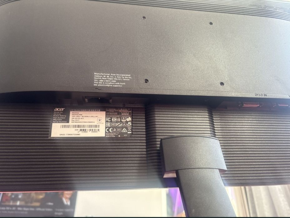 PC gaming+monitor 24 acer