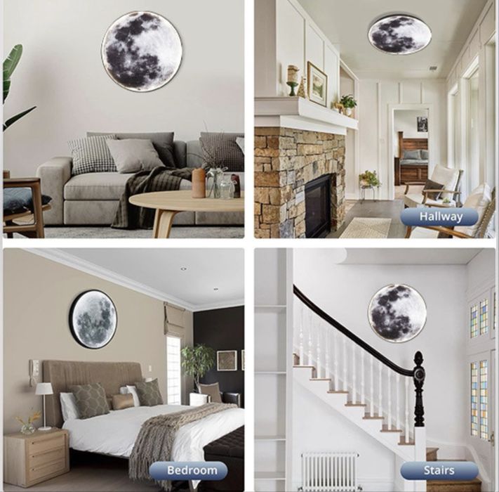 Aplice led perete / plafoniera luna /moon