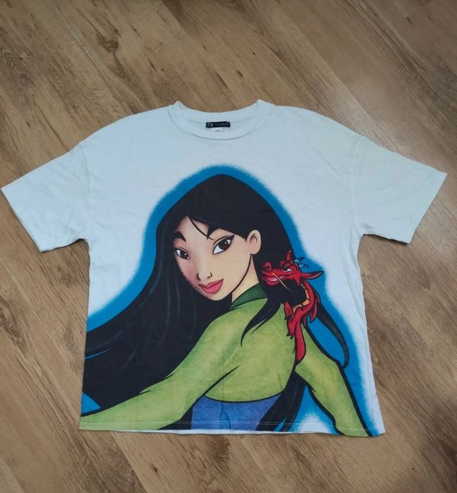 Tricou dama Zara Disney Mulan mărimea M