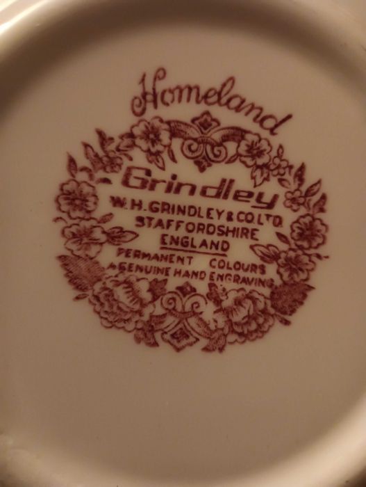Serviciu de masa portelan englezesc Grindley Homeland 6 persoane