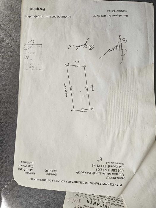 Teren extravilan cu posibilitate de Puz, 5000 mp, com Pârscov