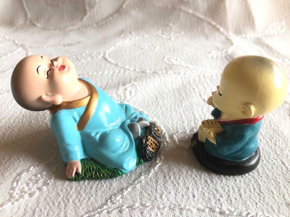Китайски фън шуй фигурки на монаси, талисмани, ръчна изработка, смола