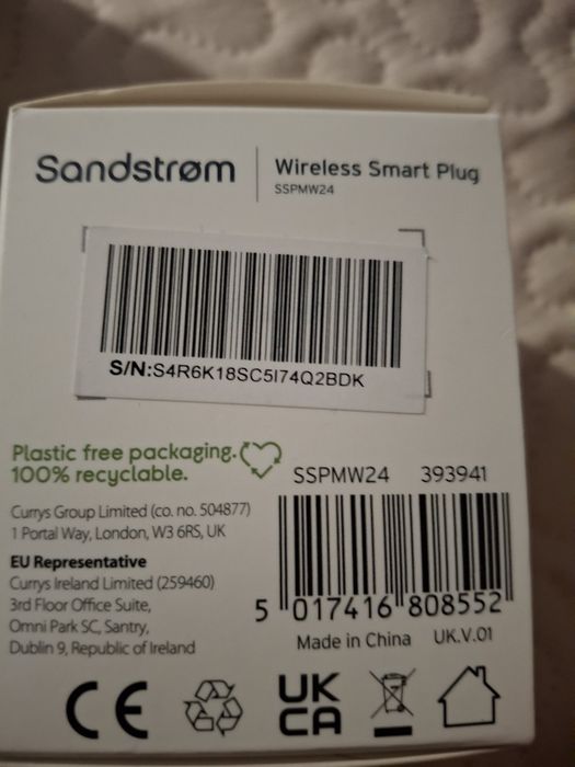 Priza inteligenta wireless sondstrom-anglia