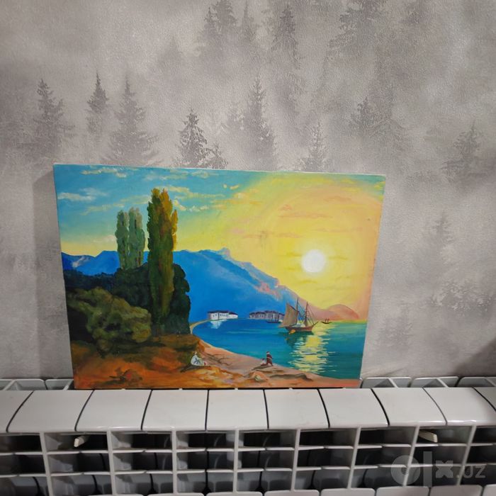 Картины маслом, ручной работы, размер 30*40