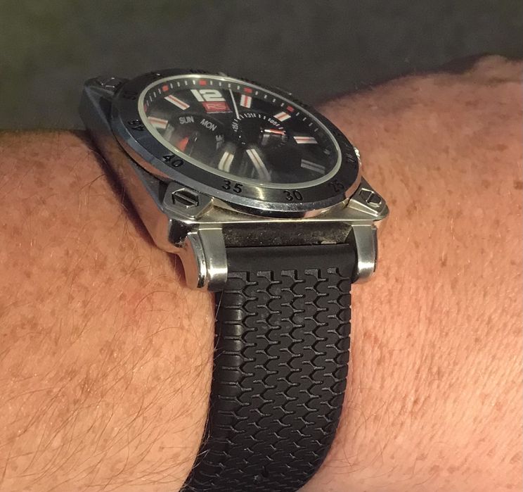 Vand ceas Roslain Sport multicalendar biker/rocker