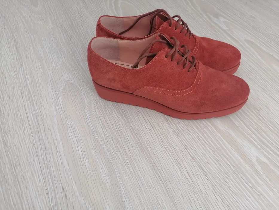 Pantofi Musette din piele intoarsa 36