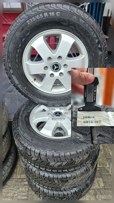 Jante Mercedes Sprinter Aliaj GREUTATE --- Cauciucuri Continetal  C-ur