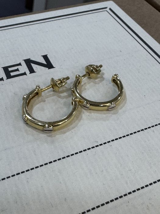 Золотые серьги Cartier