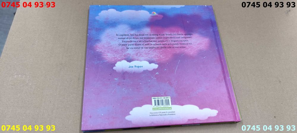 carte carti aventurile lui paienjenel Joe Popov cartonata