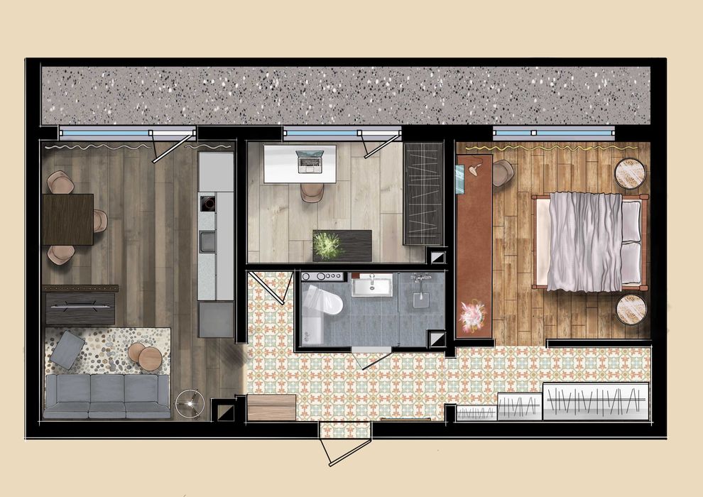 Продава се Тристаен апартамент в Добрич, Христо Ботев - 61 кв.м за 1330 €/кв.м - Снимка #3