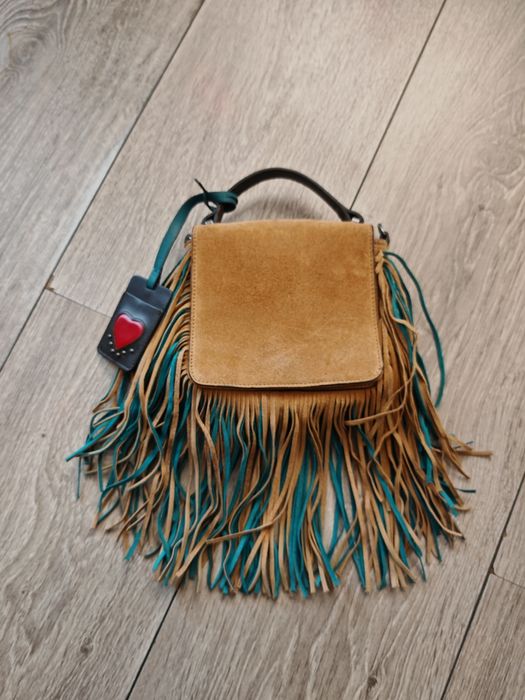 Geantă Zara. Vintage. Piele Întoarsă