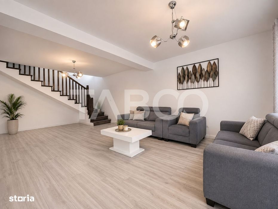 Casa spatioasa de inchiriat 5 camere 2 bai 2 locuri parcare Selimbar