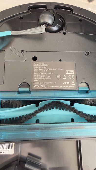 Cecotec Conga Y50 Прахосмукачка робот с Лазерно Картографиране и Всмукателна мощност 5000Pa Черна