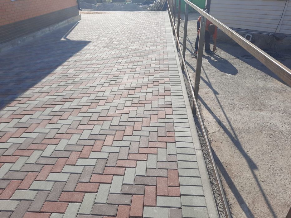 Укладка брусчатки