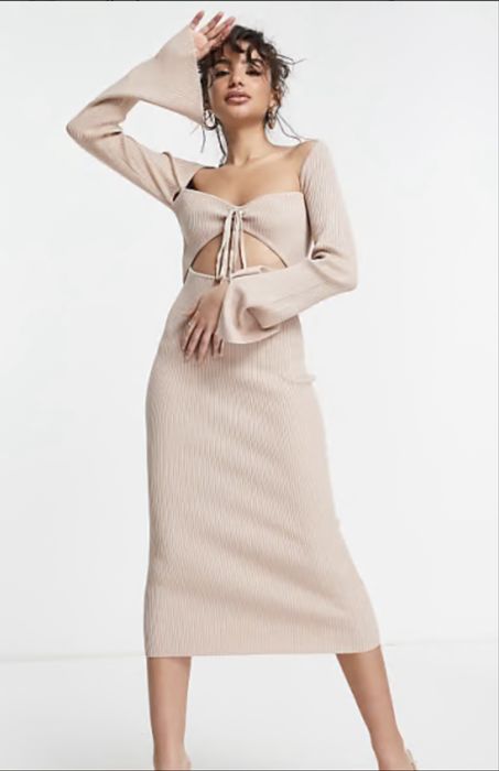 Missguided рокля, финно плетиво