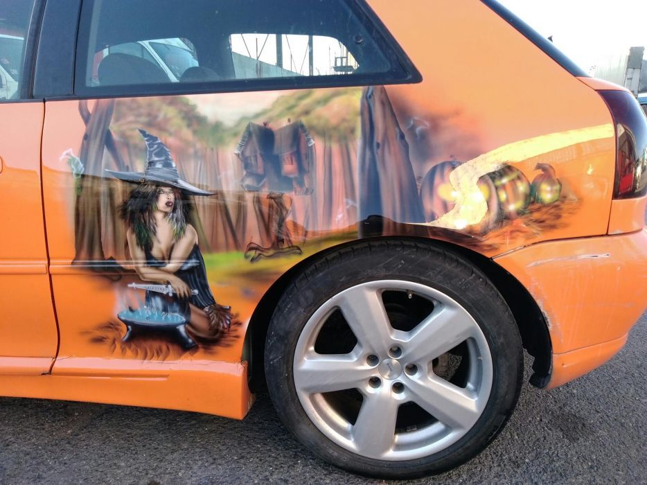 Автобояджийски услуги .Рисуване с аерограф