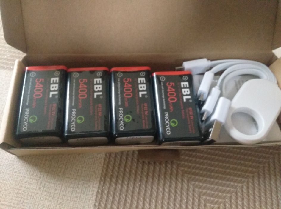 Презареждаема 9V батерия, Rechargeable battery 9 v