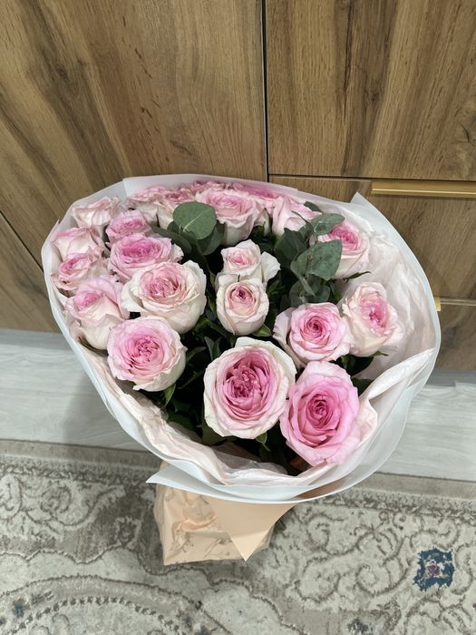 21шт, свежий розы