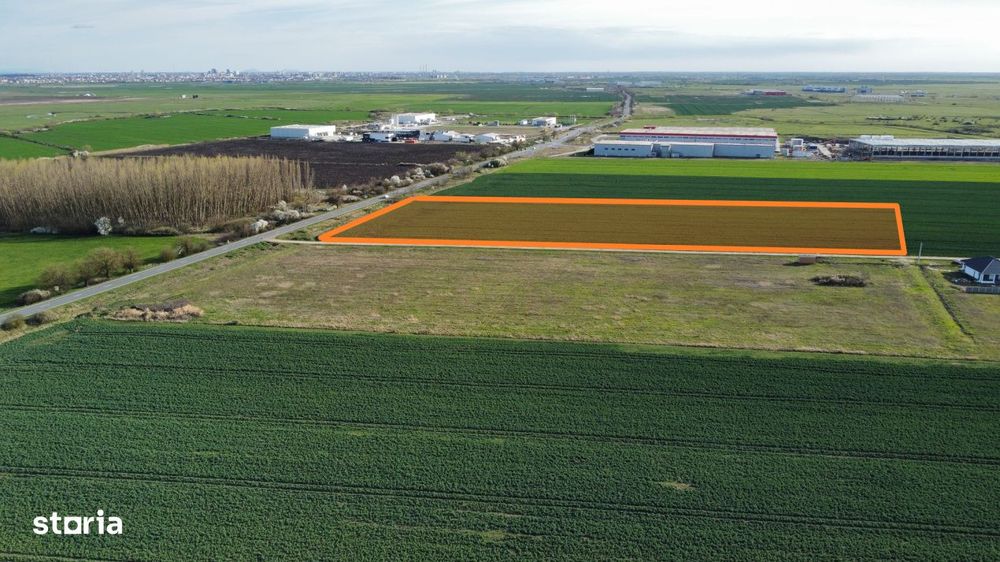 Timisoara Nord - Lot industrial: 4923mp - PUZ - utilitati complete - c