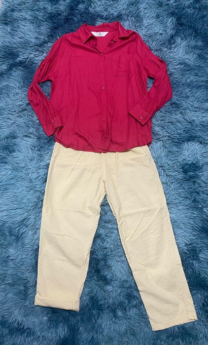 Лот: Ново блуза H&M, нова пола H&M, клин Zara, рокля H&M, тениска Zara.