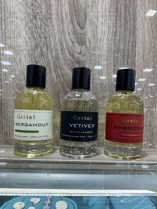 Gerini Vetiver Mineral fresh Bergamout Ambroxan