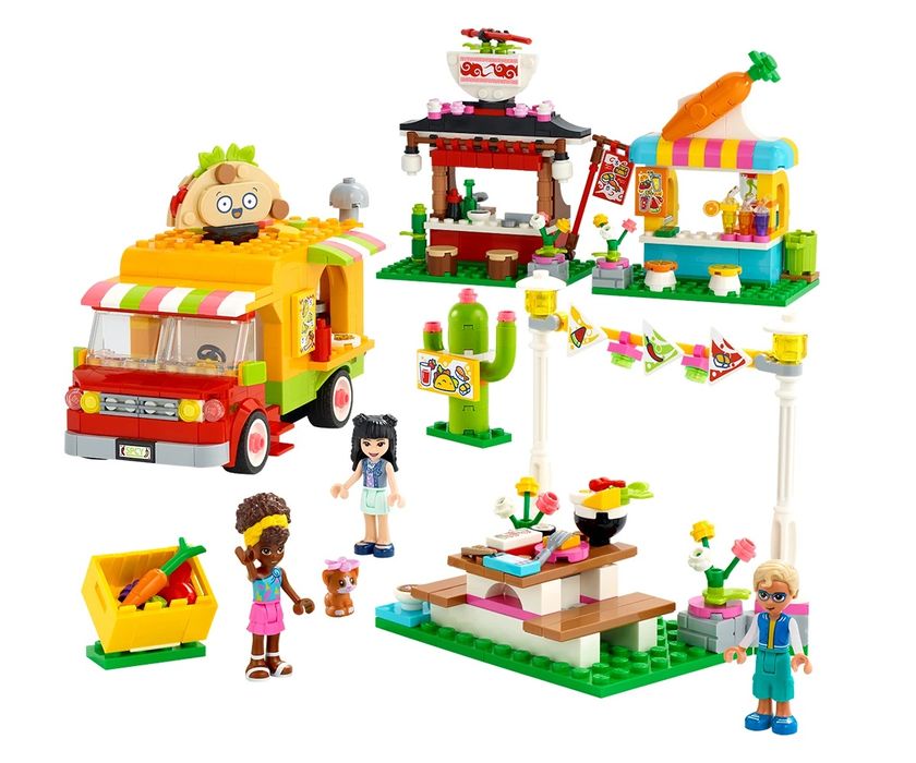 LEGO® Friends 41701 - Уличен пазар за храна