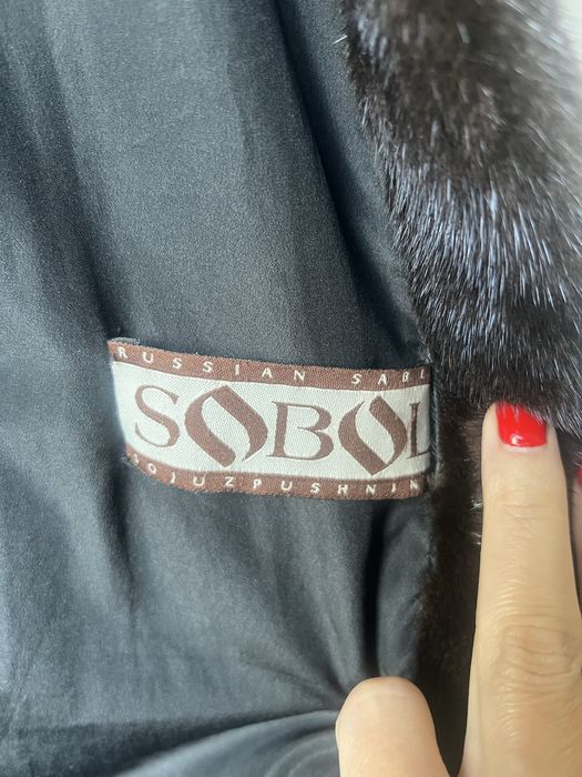 Шуба Roccobella норка & соболь