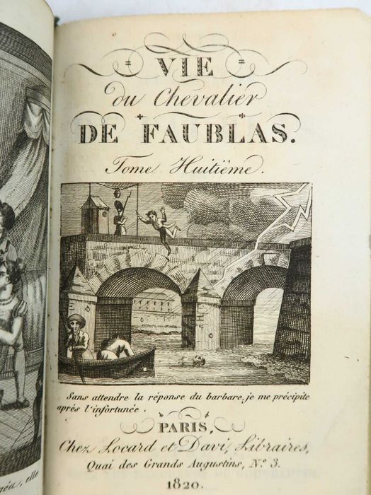 Jean-Baptiste Louvet de Couvray -La vie du Chevalier de Faublas - 1820