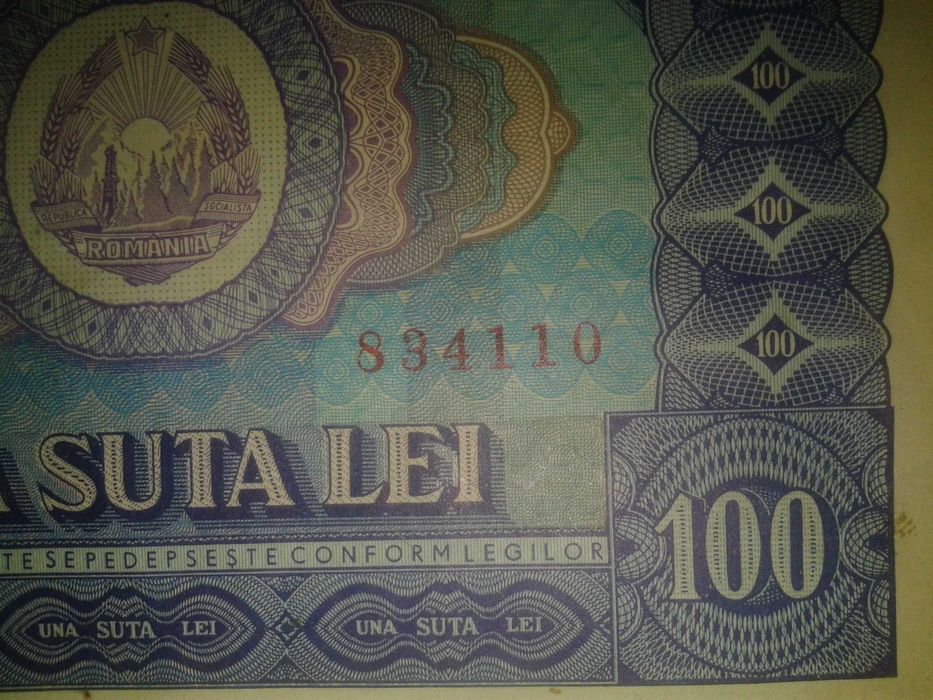 Bancnota 100 lei, 1966