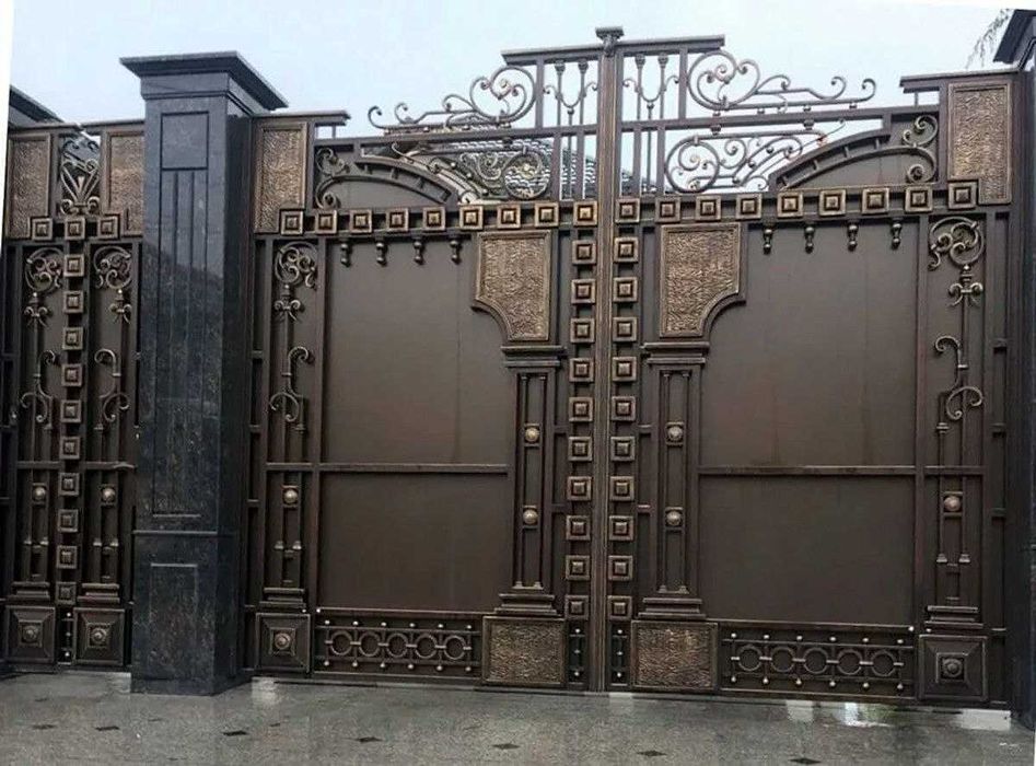 Покраска ворот и ремонт ворот. Darvoza va eshiklarni böyash xizmati