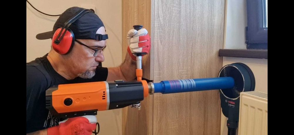 Carotare/Gaura hota, centrala, scurgeri, aerisiri, de la 150lei