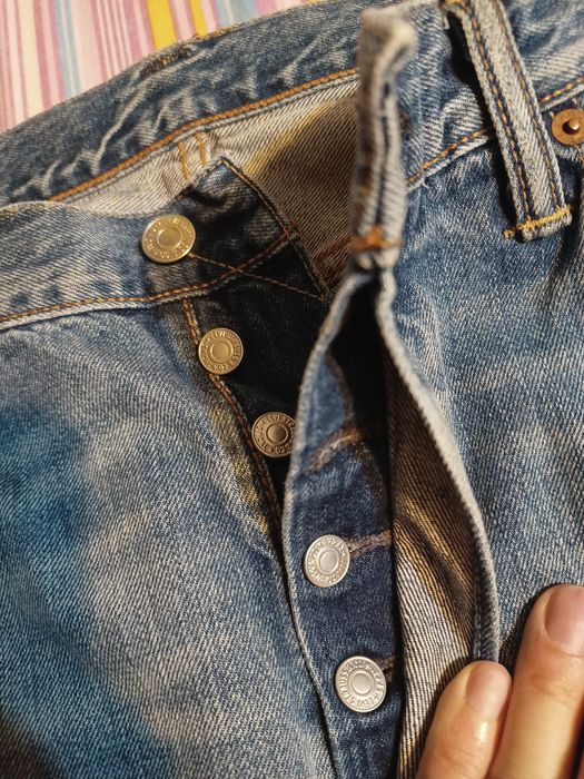 Blugi retro Levi's Strauss Pink Floyd Edition/ autentici