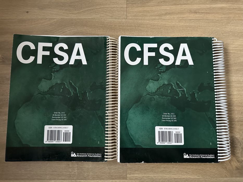 Manual CFSA Certified Financial Services Auditor