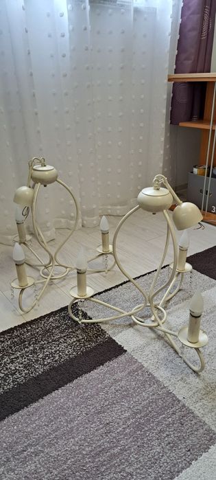 Set 5 lustre,  deosebite, model vintage Sevilla _ Polonia