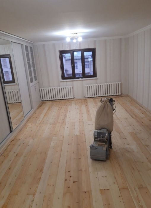 Шлифовка пол- паркет