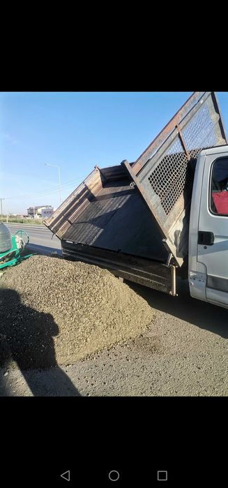 Nisip Sort balastru margaritar pamant