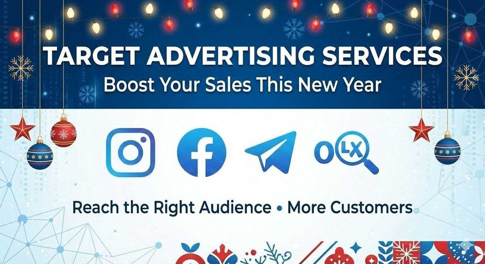 TARGET REKLAMA XIZMATLARI | Instgram • Facebok • Telegram Ads • Olx