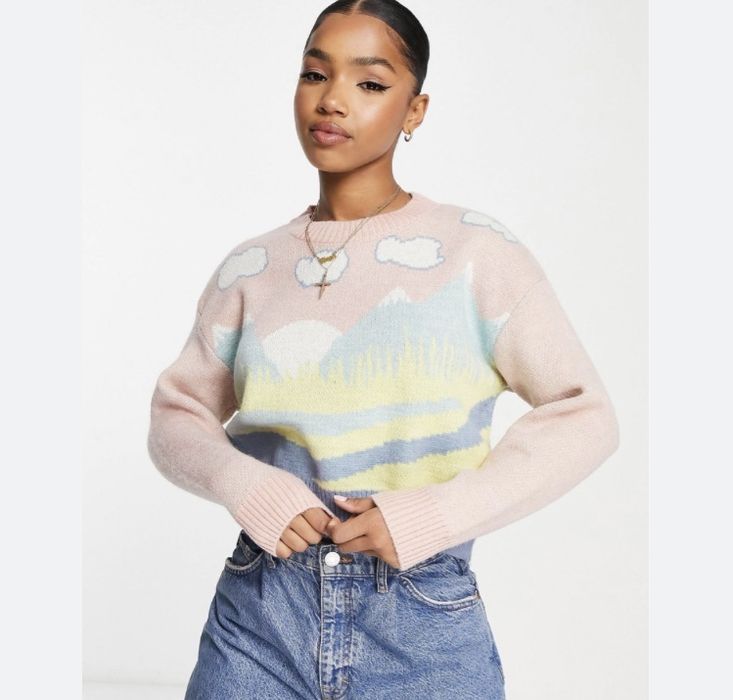 Пуловер с планини