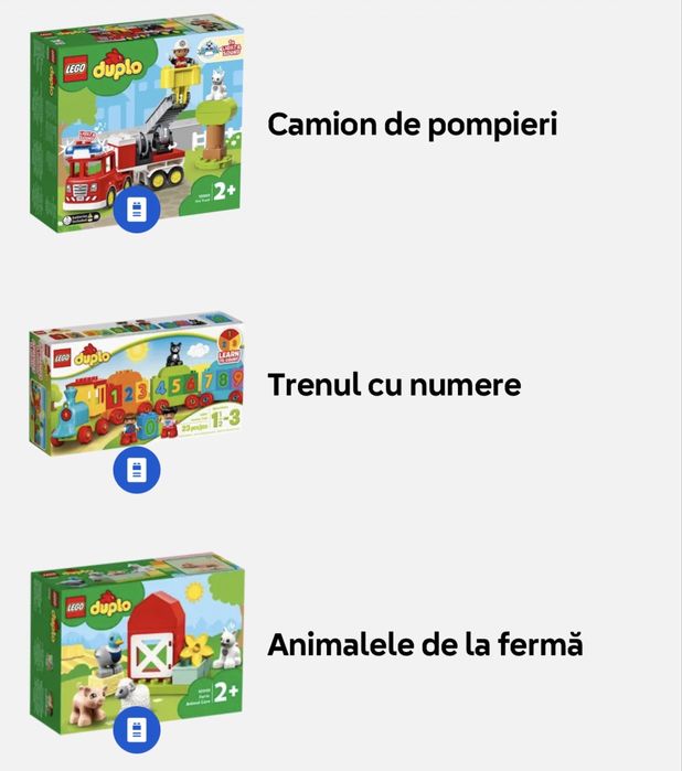 Lego duplo 10 seturi
