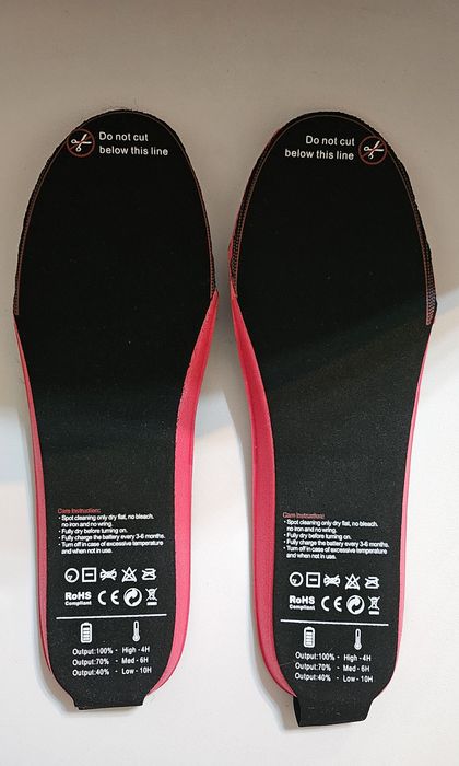 Стельки с подогревом,