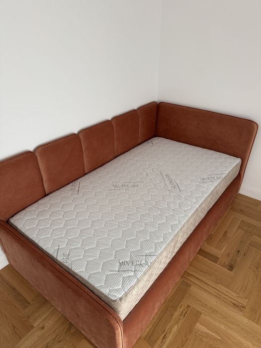 Pat copii tapitat nou cu saltea 100x200